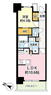 パークリュクス日本橋【7階】の間取り