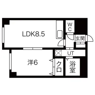 ゆとり南郷【4階】の間取り