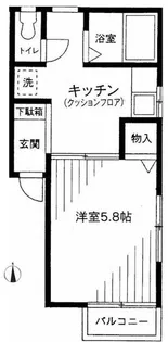 プラセール中延【2階】の間取り