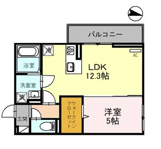 ルシール西岩田【2階】の間取り