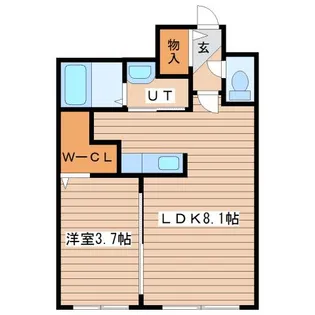fleurir発寒南【4階】の間取り