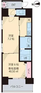 ステラ北進【4階】の間取り