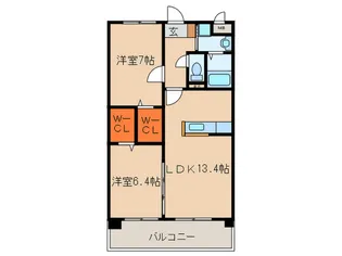 サ-ラアソシア【3階】の間取り