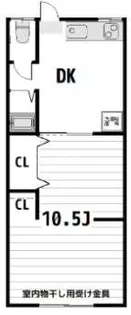 コーポミヤシタ【2階】の間取り