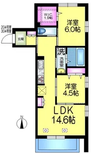 メゾン・サシロ【3階】の間取り