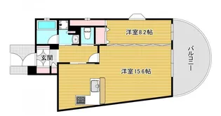 ル・パピヨン2【9階】の間取り