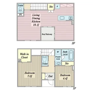 CORTILESHIZUの間取り