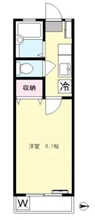 フローラ宮坂【1階】の間取り