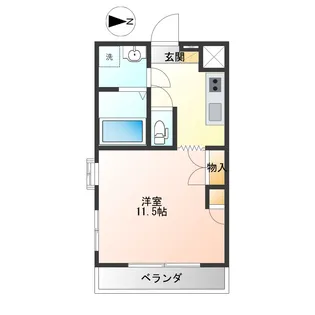 サンフラワーマンション【5階】の間取り