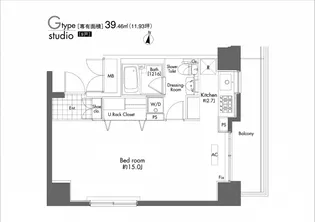 プライムアーバン初台【3階】の間取り