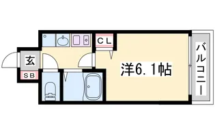 エステムコート神戸西II【4階】の間取り
