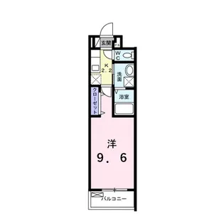ザ・ビレッジグリーン宇多津II【2階】の間取り