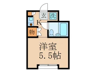 キャッスルハイツひばりヶ丘【2階】の間取り