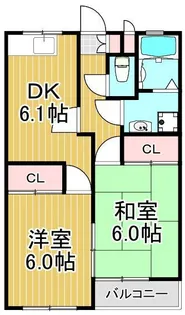 スプリングリッチ【2階】の間取り