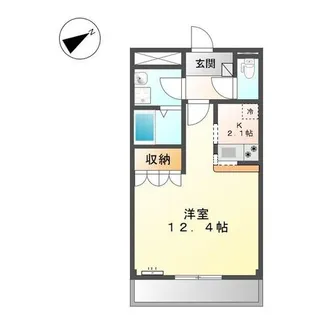 Claire【2階】の間取り