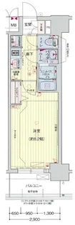プレサンス上前津プレス【9階】の間取り