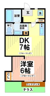 メゾネットMK【1階】の間取り