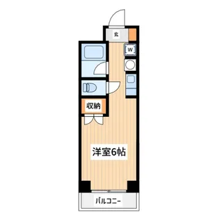 ヒルズ八王子【3階】の間取り