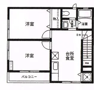 ラッフィナート渡辺 第2【2階】の間取り