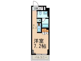 レジディア渋谷【10階】の間取り
