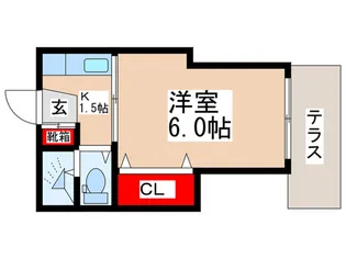 メゾンド立川【1階】の間取り