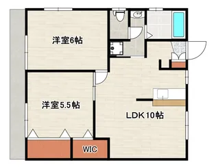 ウイングハイツ【1階】の間取り