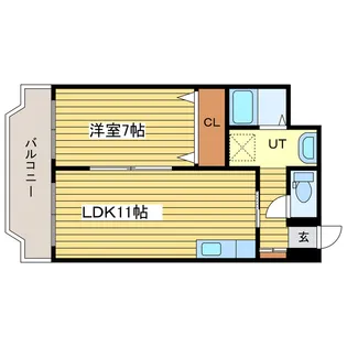 メゾンエクセル【4階】の間取り