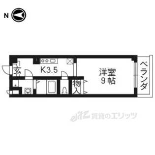 フルーアケイ【3階】の間取り