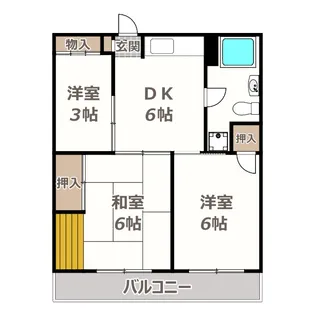 ミツダコーポ【5階】の間取り