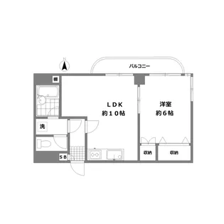 グランプラス五本木【2階】の間取り