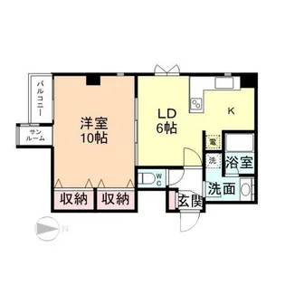 センチュリーハイツ奥田【4階】の間取り