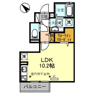 エスタシオンJ【1階】の間取り