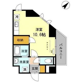 Hill Flat Osaki【3階】の間取り