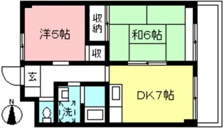 ルミエールキシ【3階】の間取り