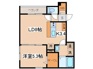 アラバスタ【2階】の間取り