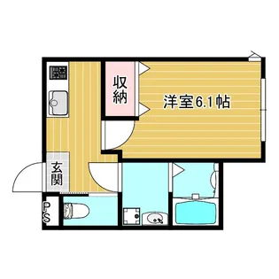 リープラス伊保駅前【2階】の間取り