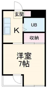 レインボープラザ【4階】の間取り