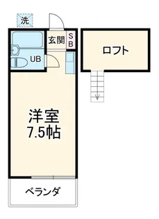 メゾン中尾第1A・B【1階】の間取り