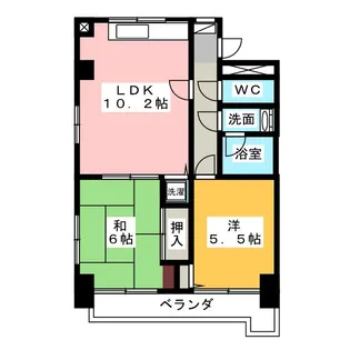 メゾン広路通【3階】の間取り