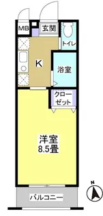 YK Field【4階】の間取り