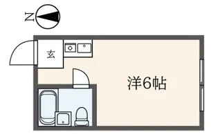 ヒロタマンション平沼橋【3階】の間取り