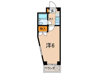 ベルコフレ若林【2階】の間取り