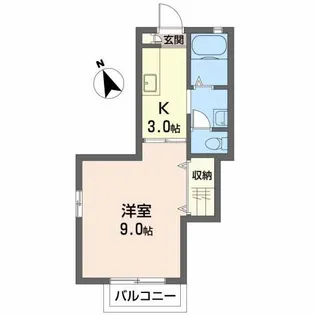 ブランニュー【2階】の間取り