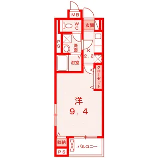 エクセルコート【2階】の間取り