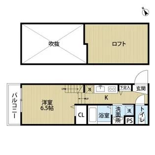 Fy-style箱崎【1階】の間取り