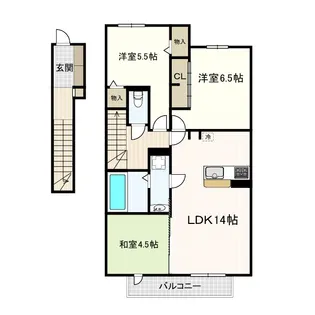 北野翠亭【2階】の間取り
