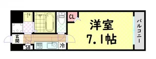 ミラージュパレス難波幸町【3階】の間取り