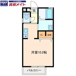 ST.CRADLE SERA【2階】の間取り