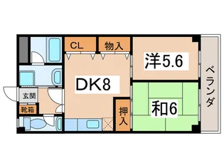 シュベルニ-コ-ポフジモト【3階】の間取り