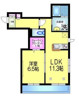 メゾン・ハッタンメ【2階】の間取り